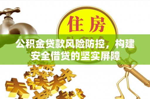 镇原公积金贷款风险防控，构建安全借贷的坚实屏障