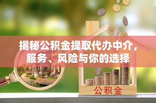 镇原揭秘公积金提取代办中介，服务、风险与你的选择
