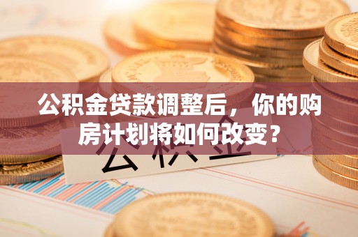 镇原公积金贷款调整后，你的购房计划将如何改变？