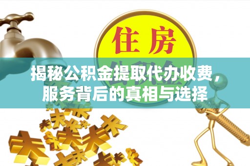 镇原揭秘公积金提取代办收费，服务背后的真相与选择