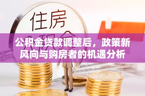 镇原公积金贷款调整后，政策新风向与购房者的机遇分析