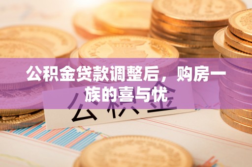 镇原公积金贷款调整后，购房一族的喜与忧