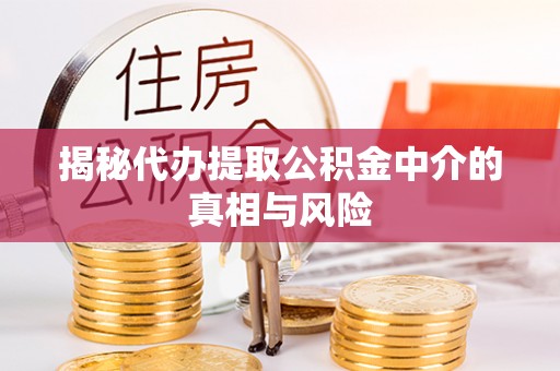 镇原揭秘代办提取公积金中介的真相与风险