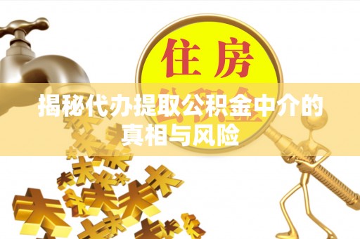 镇原揭秘代办提取公积金中介的真相与风险
