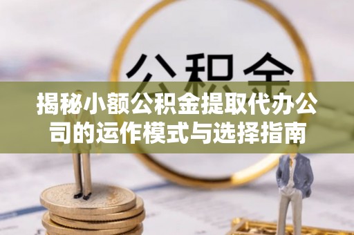 镇原揭秘小额公积金提取代办公司的运作模式与选择指南