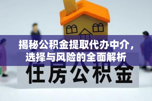 镇原揭秘公积金提取代办中介，选择与风险的全面解析