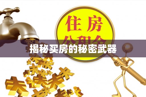 镇原揭秘买房的秘密武器