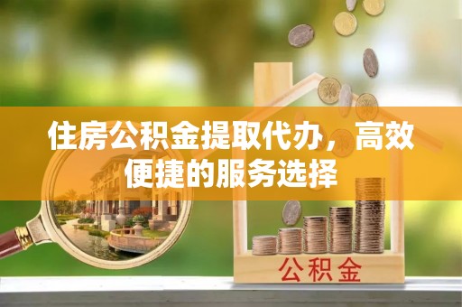镇原住房公积金提取代办，高效便捷的服务选择