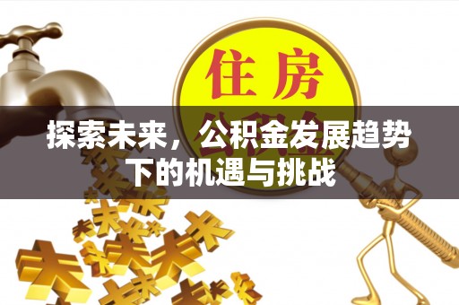 镇原探索未来，公积金发展趋势下的机遇与挑战