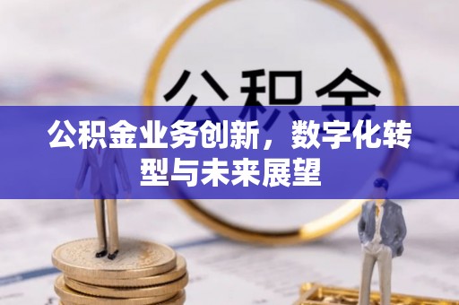 镇原公积金业务创新，数字化转型与未来展望