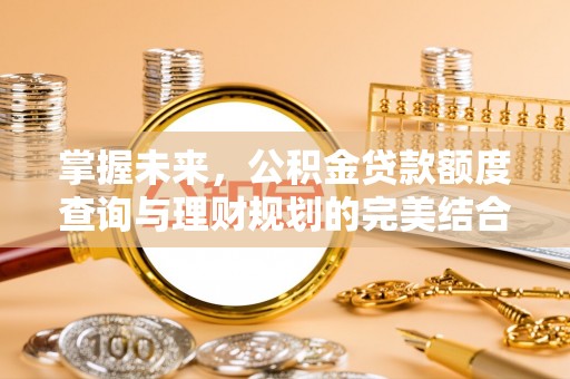镇原掌握未来，公积金贷款额度查询与理财规划的完美结合