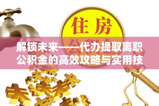 镇原解锁未来——代办提取离职公积金的高效攻略与实用技巧
