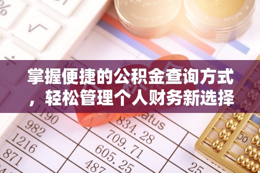 镇原掌握便捷的公积金查询方式，轻松管理个人财务新选择